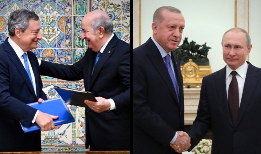 Draghi torna dall’Algeria e Putin oggi vola a Teheran con Erdogan