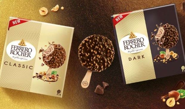 Ferrero debutta nel mercato dei gelati con Rocher, Raffaello, Estathé