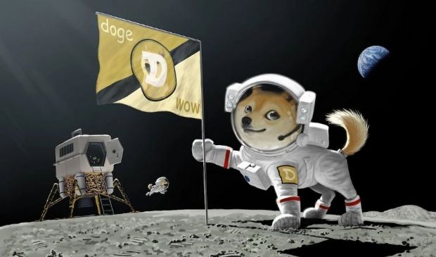 Dogecoin sulla Luna: missione SpaceX e GEC pagata in criptovalute