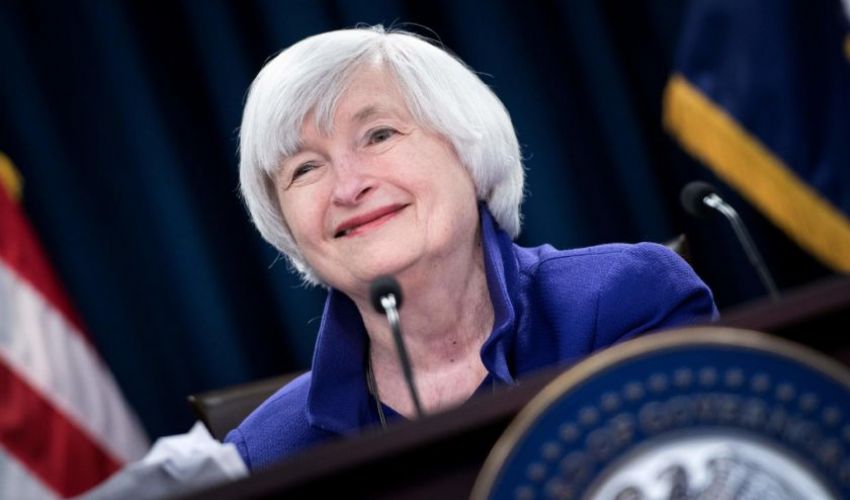 USA: segretario Tesoro Yellen evoca rialzo dei tassi. Giù Wall Street
