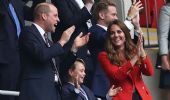 George, William e Kate e gli applausi per la vittoria dell’Inghilterra