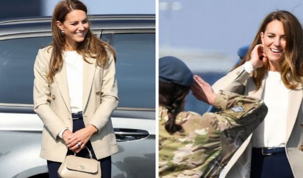 Kate Middleton alla base Raf, dagli eroi dell’evacuazione di Kabul