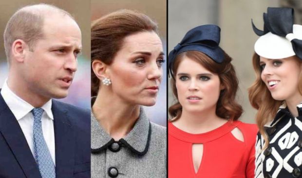 Royal family: Eugenia e Beatrice contro i cugini William e Kate