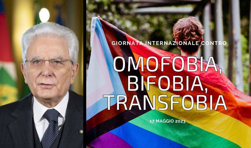 Mattarella: Omofobia, bifobia, transfobia insopportabile piaga sociale