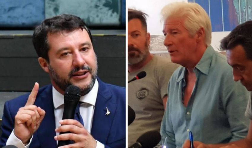 Processo Open Arms, Richard Gere testimonierà contro Matteo Salvini