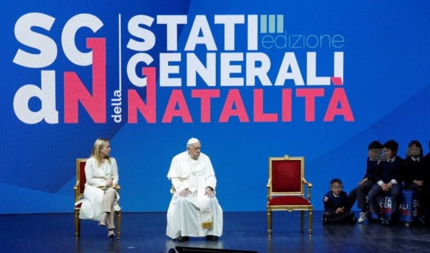 Mattarella, Papa Francesco e Meloni agli Stati generali della Natalità