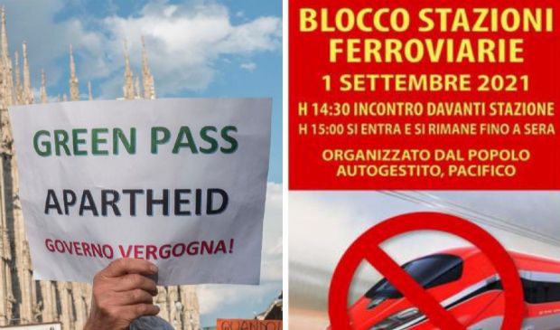 Green Pass trasporti, pronte le manifestazioni del 1° settembre