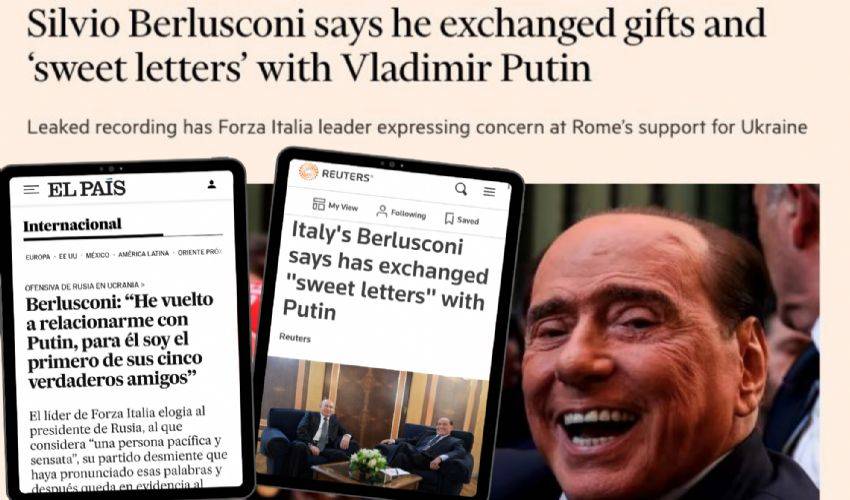 Berlusconi e la sua amicizia con Putin: cosa scrivono all’estero