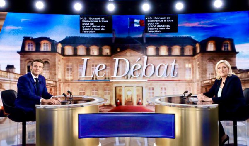 Duello tv Macron-Le Pen: scontro su guerra in Ucraina, Putin, Covid