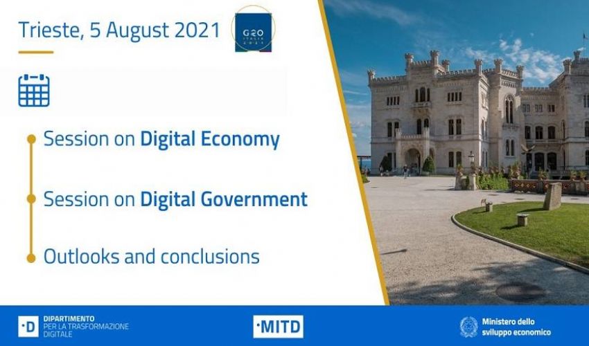 G20 Trieste: al via le riunioni intergovernative su economia digitale