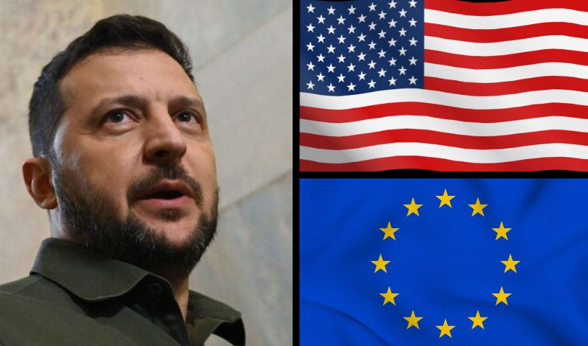 Ucraina, la doppia sfida del presidente Zelensky tra Usa e Ue