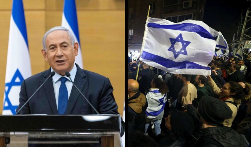 Netanyahu alle prese con proteste e minacce di far cadere il governo
