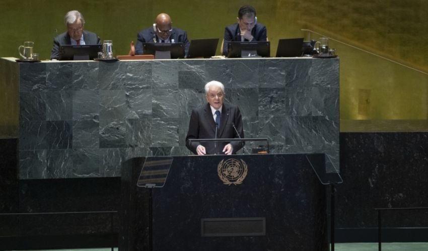 Mattarella all’ONU: l’appello per la pace, la follia nucleare e Rafah