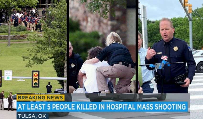 Usa, shock per un’altra sparatoria a Tulsa: 5 morti in un ospedale