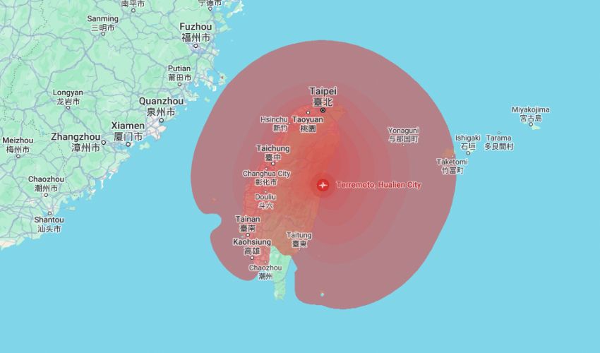 L’isola di Taiwan colpita dal sisma “più forte degli ultimi 25 anni”