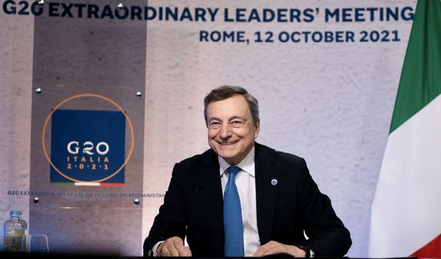 G20 Afghanistan, Draghi mette d’accordo tutti: “Agire immediatamente”