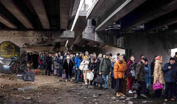 In fuga dall’Ucraina, l’Onu: i profughi sono due milioni e mezzo