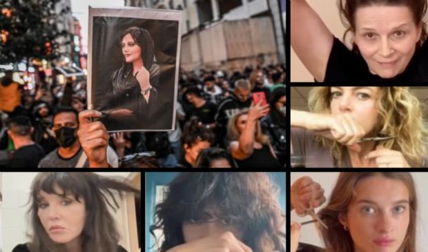 Iran nel caos, le attrici francesi si mobilitano tagliando i capelli
