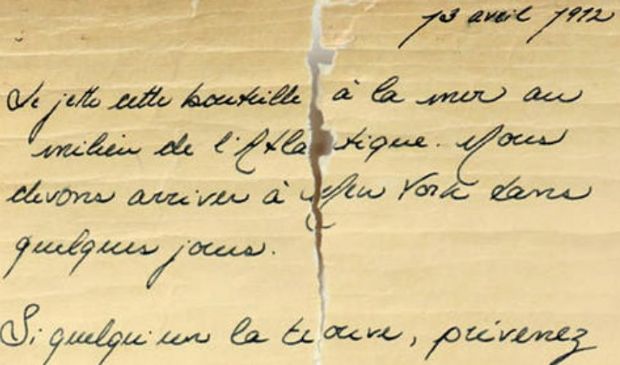 Il giallo della lettera dal Titanic, che tiene banco in Francia