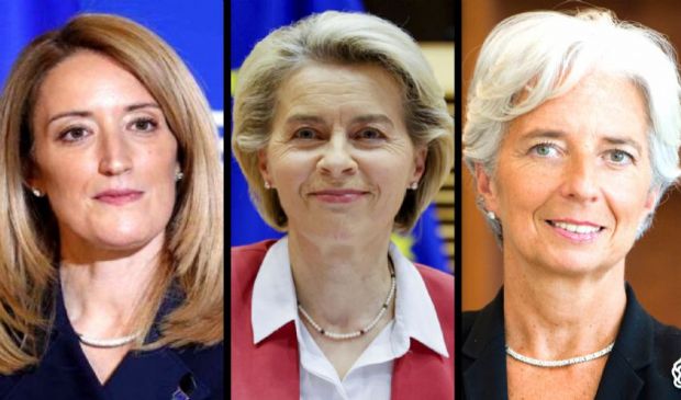 Metsola, von der Leyen e Lagarde: le tre “donne forti” d’Europa