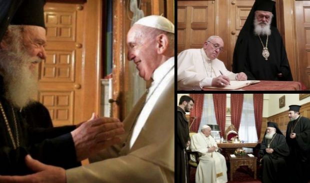 Il Papa e il “perdono agli ortodossi”. Oggi a Lesbo coi migranti 