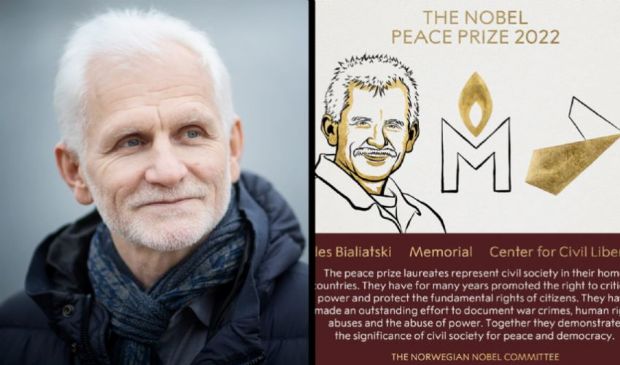 Nobel per la pace a Bialiatski e due ong impegnate in Russia e Ucraina