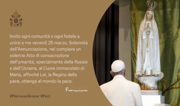 La nuova carta della pace passa dal Vaticano: il Papa in Ucraina?