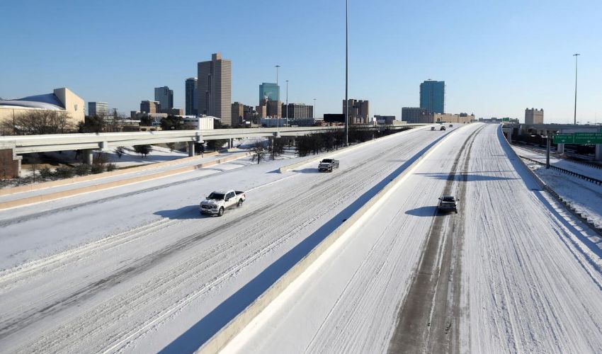 Usa, gelo e temperature record in Texas: più freddo che in Alaska