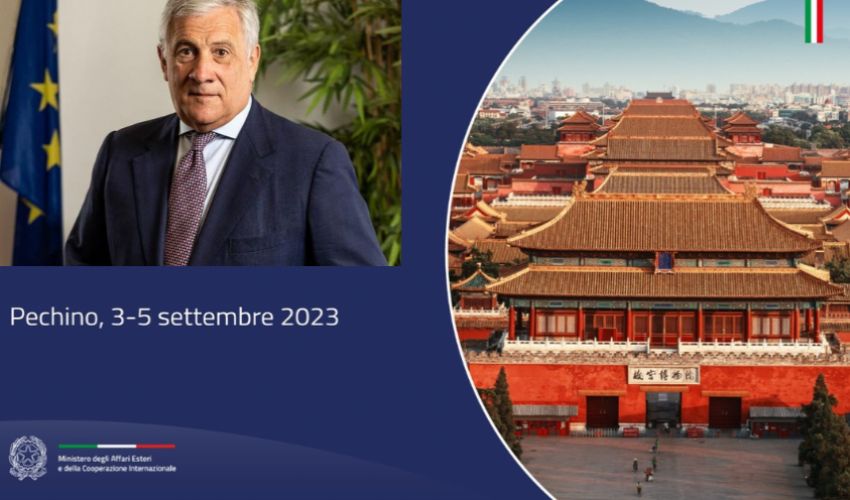 Tajani a Pechino, missione di cultura e diplomazia nella Cina di Xi