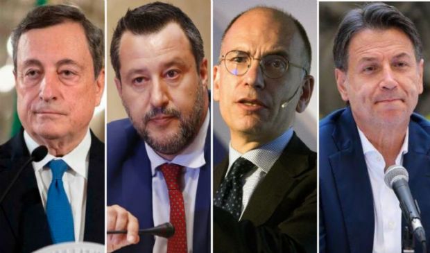 Draghi, il duello tra Salvini e Letta e le incertezze di Conte