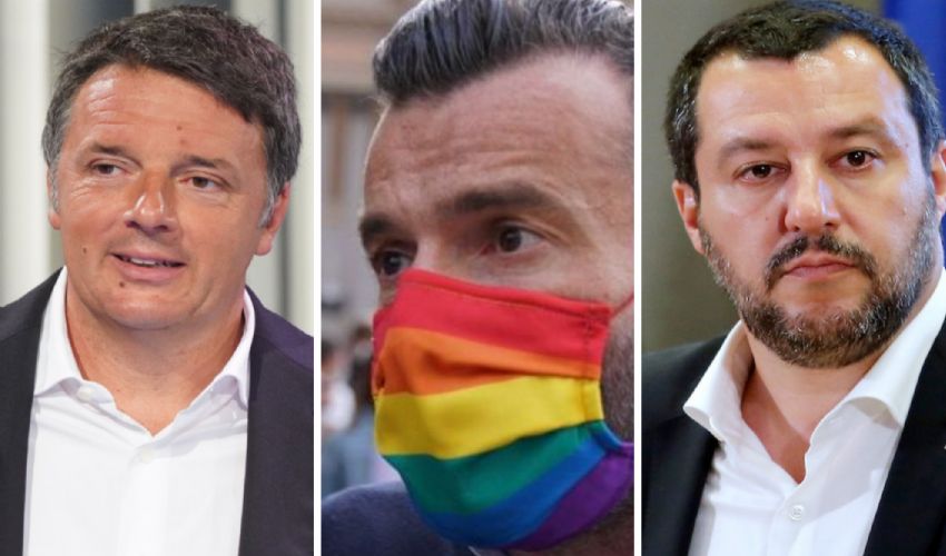 Ddl Zan, Renzi con Salvini contro Pd e M5S. È muro contro muro