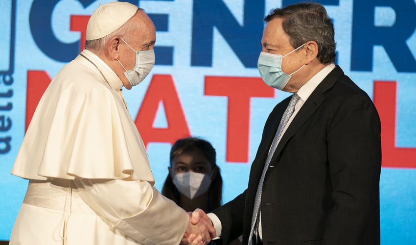 Famiglia, Draghi in sintonia con il Papa. Sul clima incontra Kerry