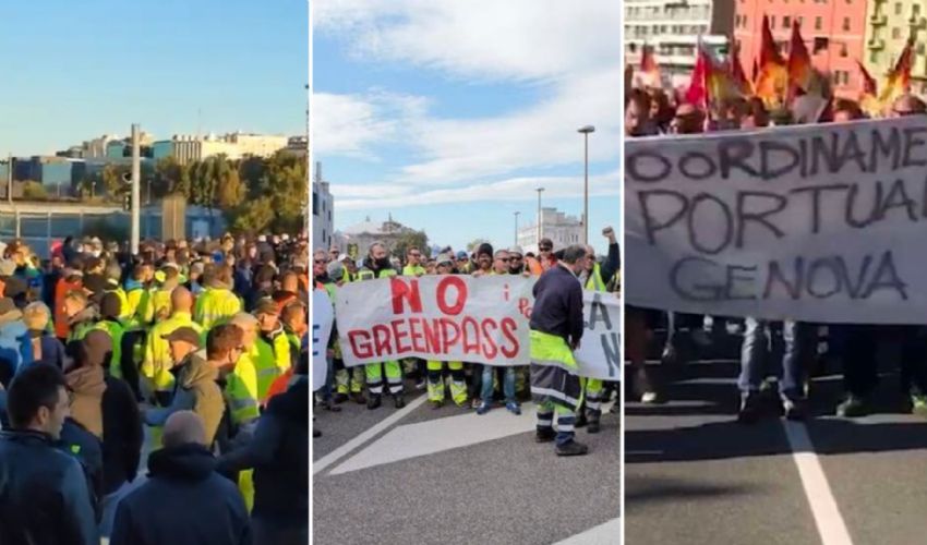 Green Pass, proteste contro l’obbligo ma con disagi contenuti