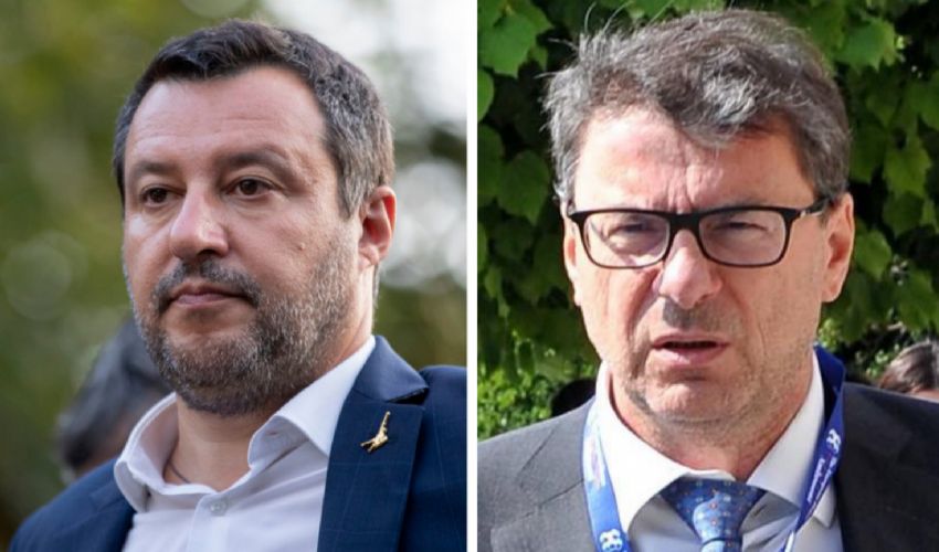 Salvini e Giorgetti allo scoperto, lo scontro non è più sotterraneo