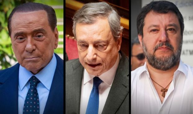 Salvini e Berlusconi voltano le spalle a Draghi, in Senato voti esigui