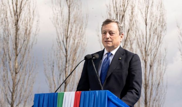 Il premier Draghi a Bergamo: “Ricostruire senza dimenticare”