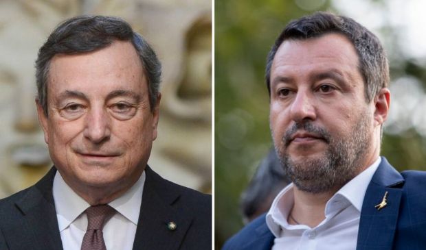 Salvini cambia idea e fa pace con Draghi. È tornato il sereno? 