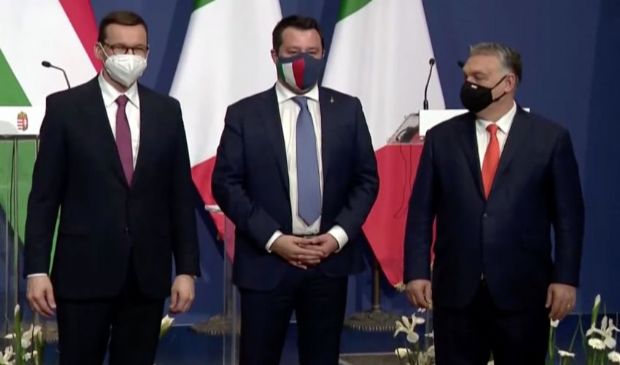 Salvini con Orban e Morawiecky: “Saremo il primo gruppo in Europa”