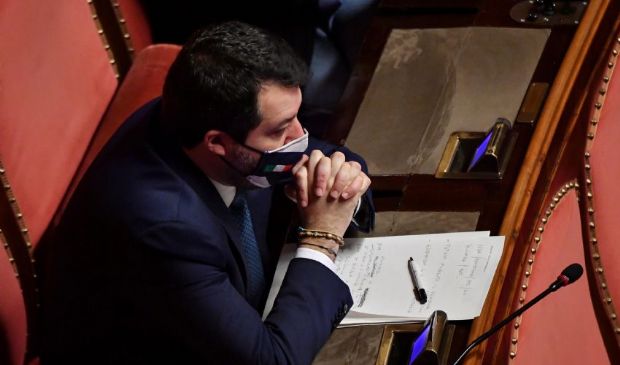 Senato, Salvini: “squallido balletto di compravendite di senatori”