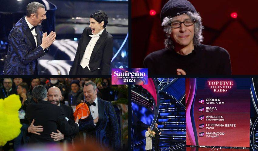Sanremo 2024: Geolier, Irama e Annalisa in testa alla seconda serata