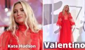 Red Carpet Venezia 78, Kate Hudson sensazionale in Valentino