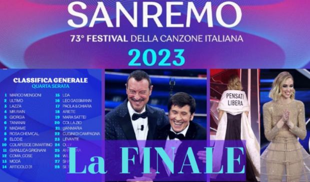 Finale di Sanremo 2023, torna la Ferragni. Ospiti i Depeche Mode
