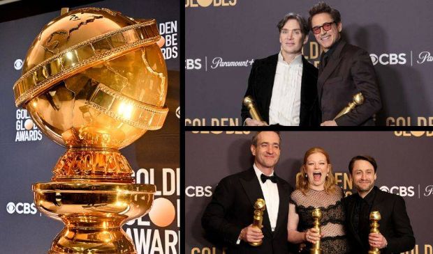 Golden Globe 2024, dominano “Oppenheimer” e la serie tv “Succession”