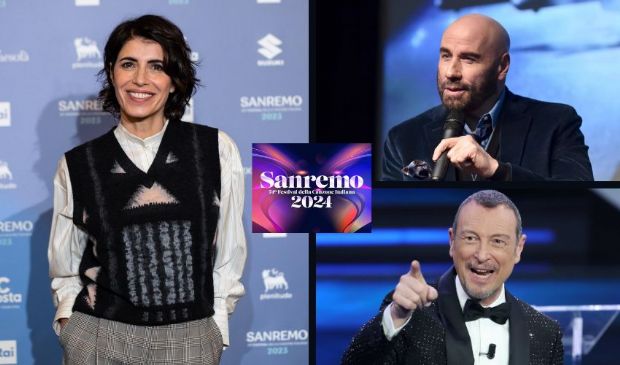 Sanremo 2024: Giorgia e Amadeus, Travolta super ospite internazionale