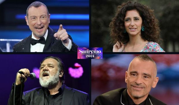 Sanremo 2024: Amadeus e Teresa Mannino conducono la terza serata