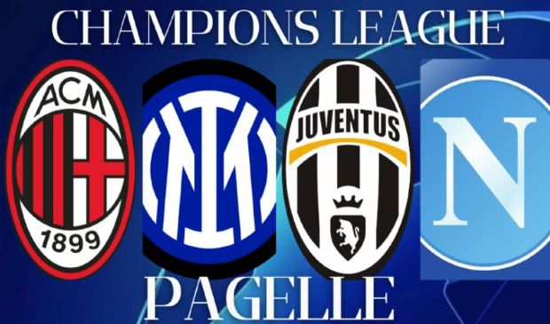 Champions, pagelle delle italiane: Juve da quattro, Napoli stellare
