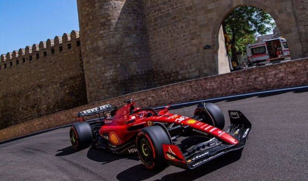 Sprazzi di Ferrari a Baku, primo podio dell’anno per Leclerc