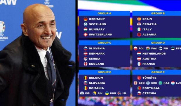 Sorteggi Euro 2024, Italia nel girone di ferro con Spagna e Croazia